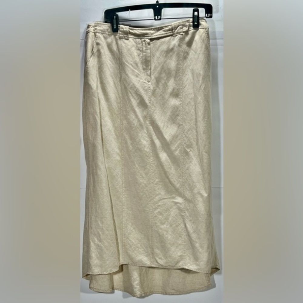 Chic Cream Midi Skirt